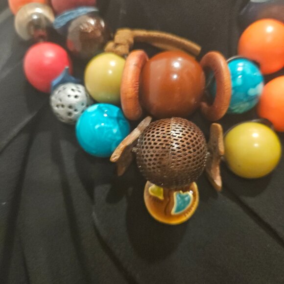 NECKLACE BY CHICO'S, CHUNKY BOHO - Picture 2 of 12